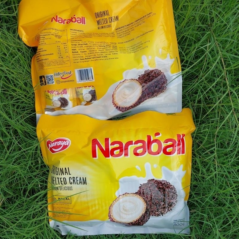 

Naraball Naraya coklat melted cream / wafer ball 300gr