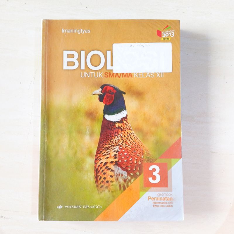 BUKU BIOLOGI KELAS 12 PENERBIT ERLANGGA (ORIGINAL)