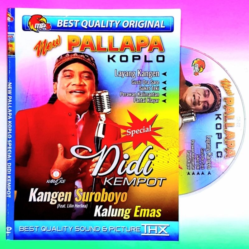 KASET DVD MP5 MUSIK LAGU DIDI KEMPOT DANGDUT KOPLO PALLAPA-LAGU LAGU DIDI KEMPOT-KASET CD LAGU DIDI 