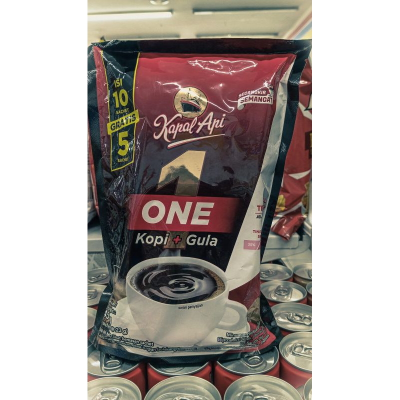 

kopi kapal api isi 10 gratis 5 sachet