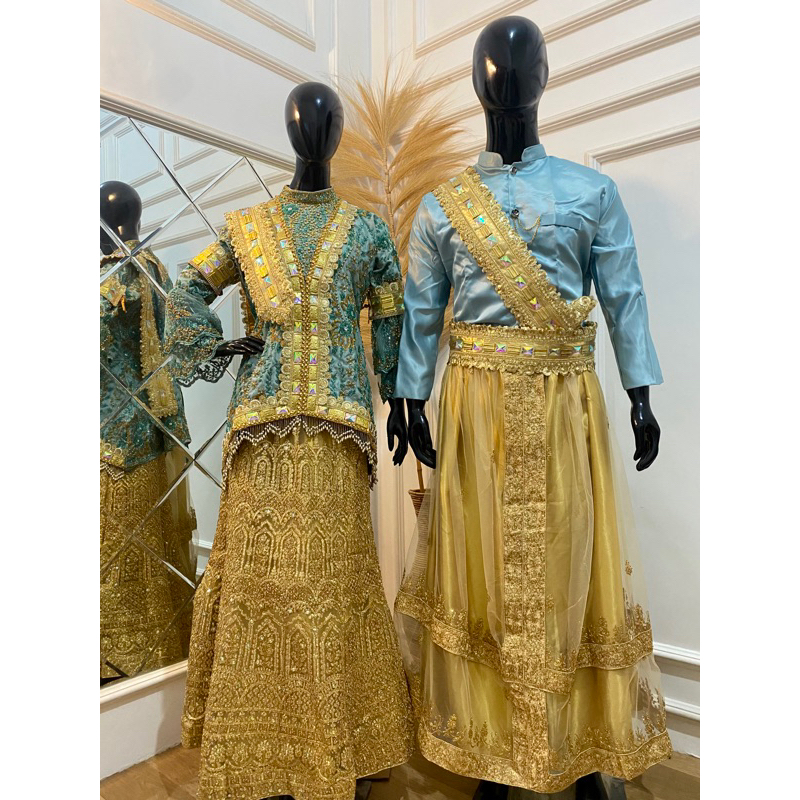 BAJU PENGANTIN ADAT BUGIS/MAKASSAR MODERN HARGA FULLSET WARNA WARDAH
