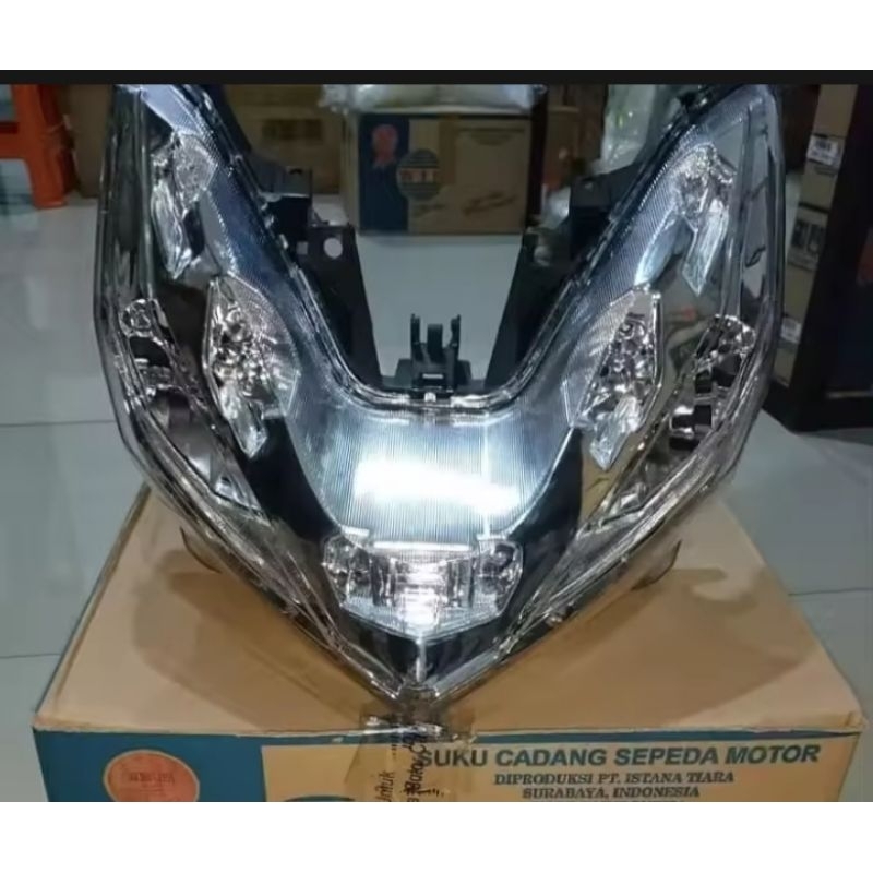 #cover reflektor depan#lampu depan#vario 125 150 led#honda vario led