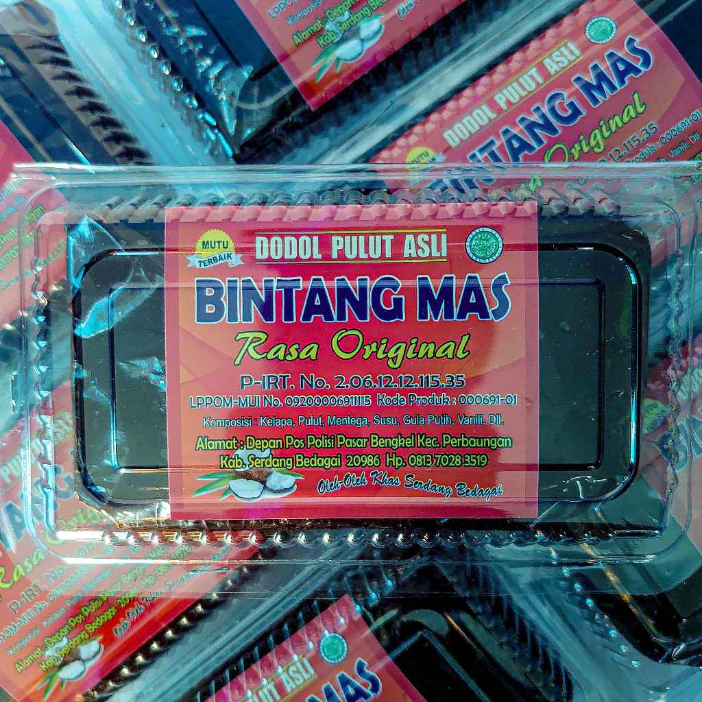 

Dodol Bengkel Bintang Mas Rasa Original 500g