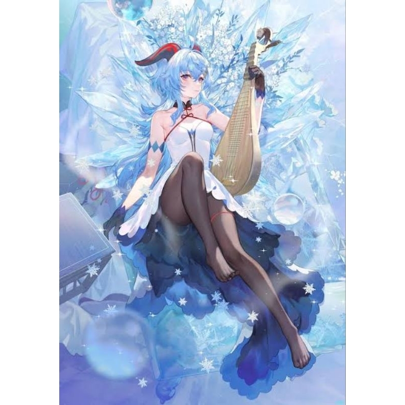 Ganyu cosplay costume genshin impact concert