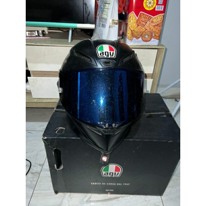 agv corsa R black matte