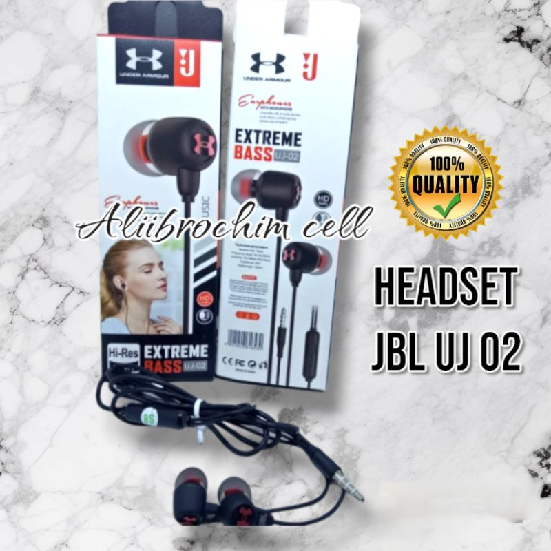 HF / HEADSET / EARPHONE / HANDFREE JBL UJ 02 STEREO MUSIC SUPER EXTREME BASS