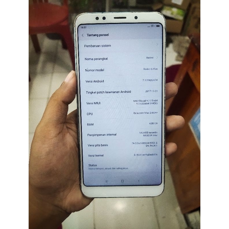 REDMI XIAOMI 5 PLUS 5+ RAM 4/64GB HANDPHONE BEKAS SECOND LAYAK PAKAI HP