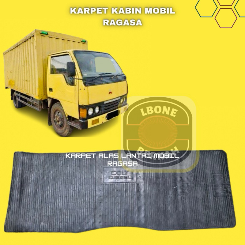 Karpet Lantai  Depan Truk RAGASA-Karet Lantai Kabin Mobil Truck Colt Diesel RAGASA
