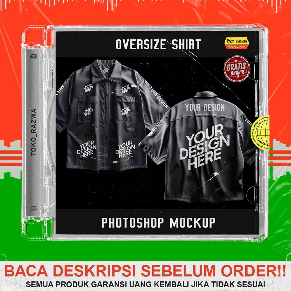 Photoshop Mockup - Oversize Shirt - 060424