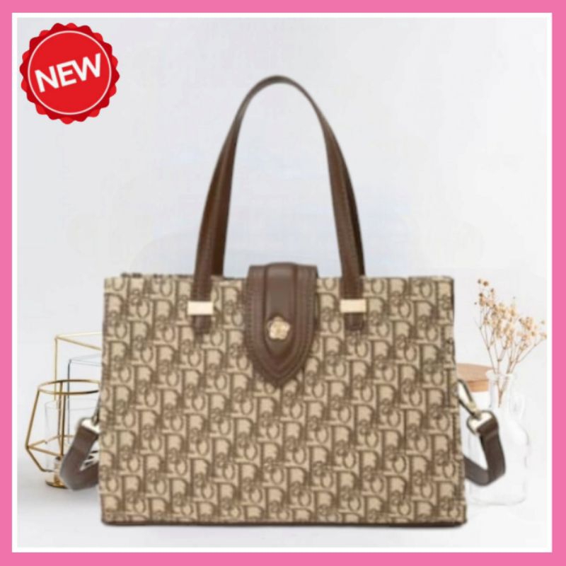 Tas Wanita Palomino Gessi Totebag/Handbag Color Khaki/Black