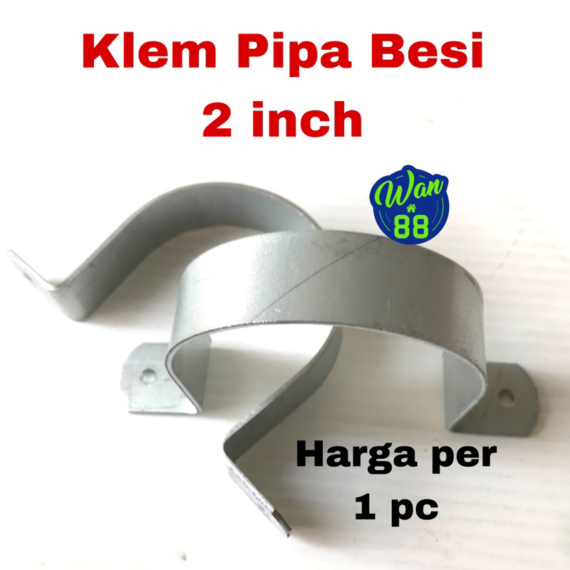 Klem Pipa Besi 2” inch Sanshan Tebal