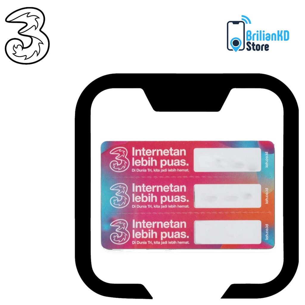 VOUCHER TRI AON 12GB 90 HARI