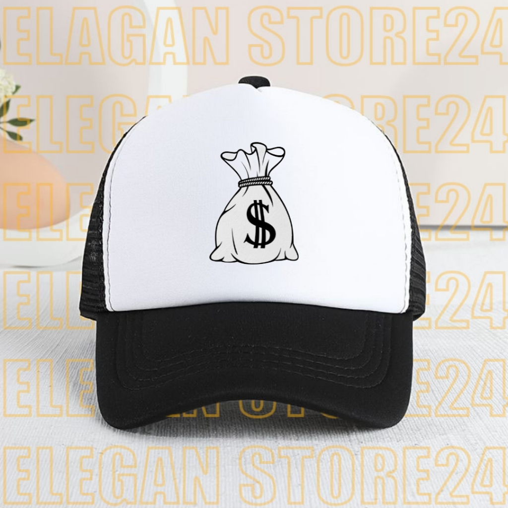 MONEY BRAIN / american dad / Topi Jaring / Topi Jaring Snapback / Topi Distro / Topi Pria / Topi Pre