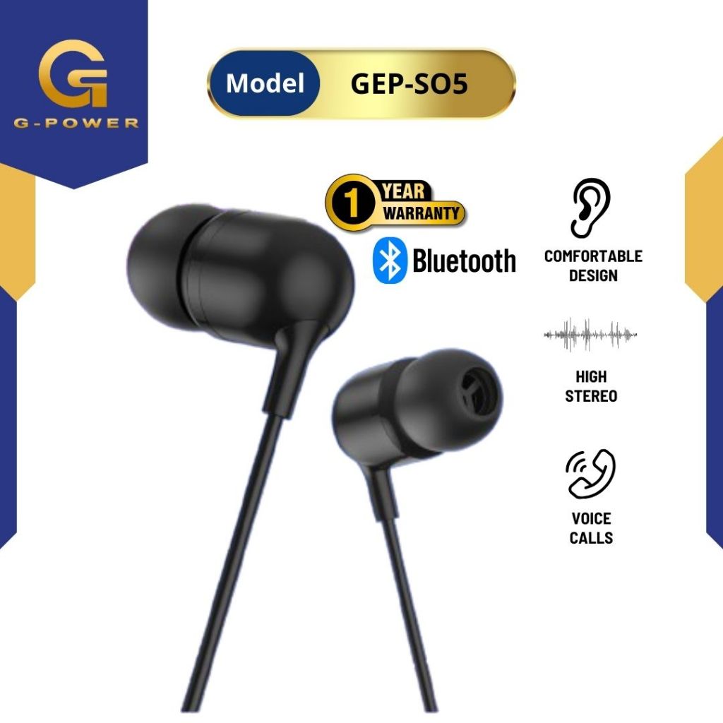 G-POWER Headset Gep S05 High Quality Sound Tipe Earbuds Handsfree Murah Jack 3.5mm