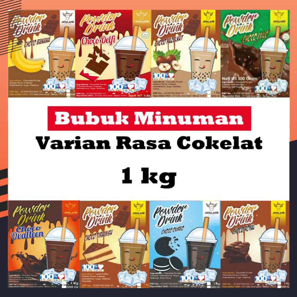 

Bubuk Minuman Reguler Javaland 1kg Varian Rasa Cokelat