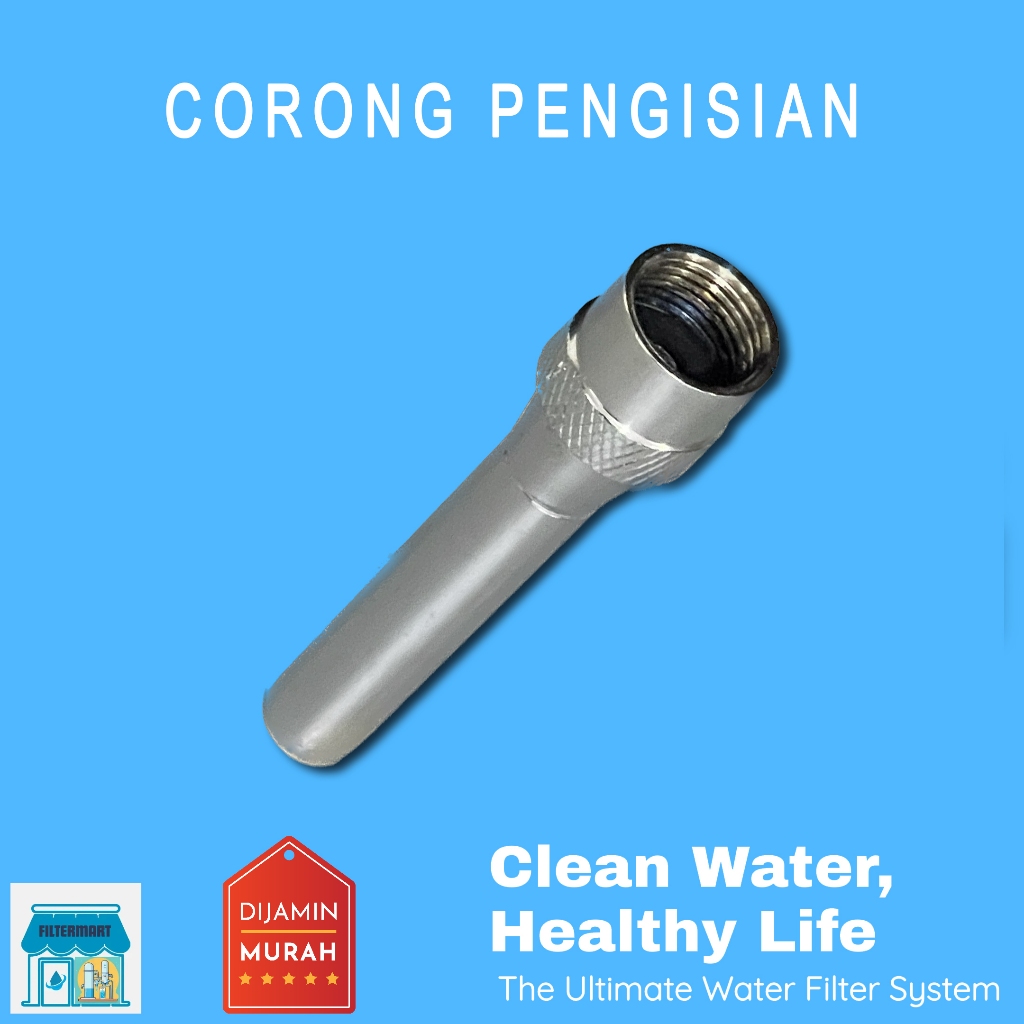 NOZZLE PENGISIAN AIR GALON ISI ULANG STAINLESS / CORONG STAINLESS PENGISIAN GALON