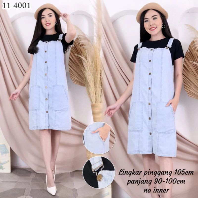 OVERALL ROK JEANS denim rok kodok