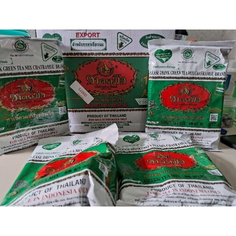 

THAI GREEN TEA CHATRAMUE 200GR/ PROMO THAI GREEN TEA TEH HIJAU 200GR CHATRAMUE BPOM dan Halal