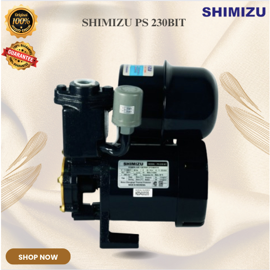 SHIMIZU POMPA AIR PS 230BIT /AUTOMATIC/PS230BIT/PS230 BIT/PS 230BIT/ORIGINAL SHIMIZU/GARANSI RESMI