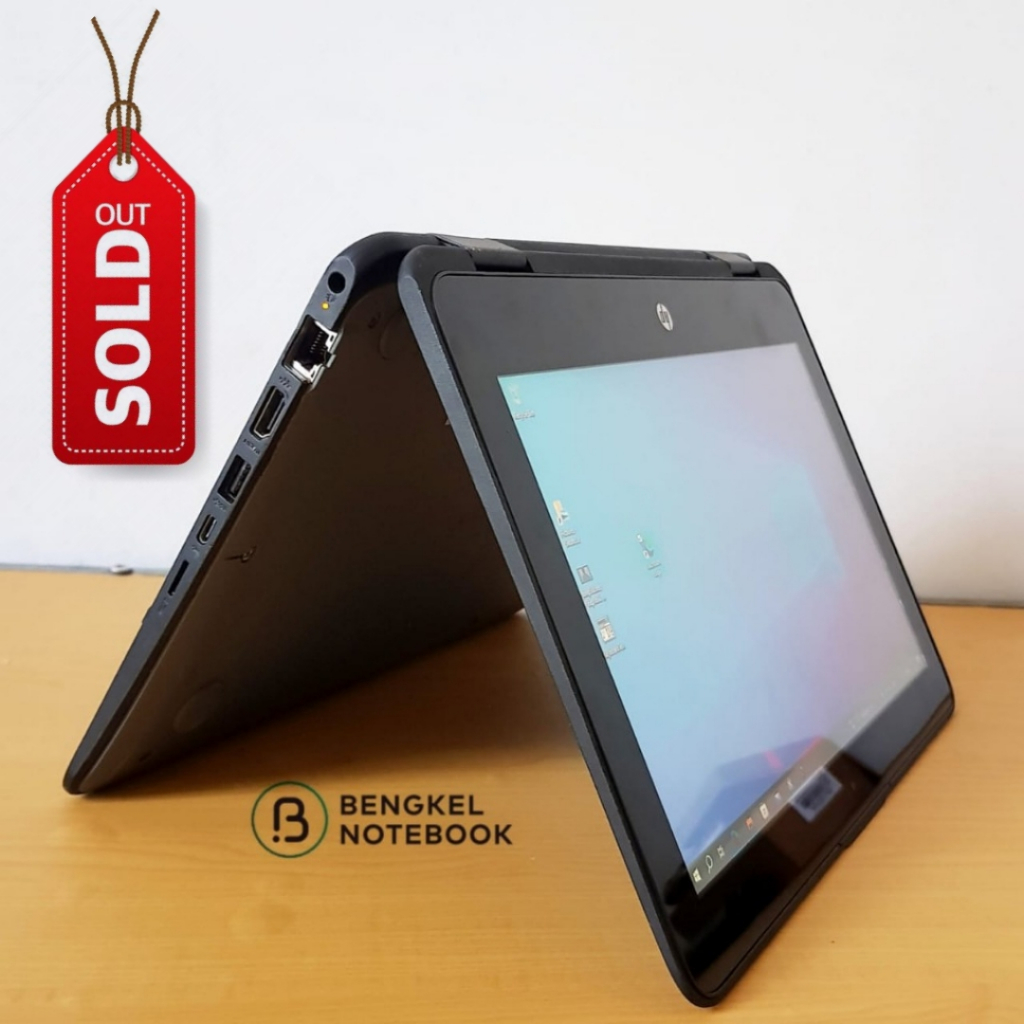 Laptop 11.6" HP Probook X360 11 G1EE Celeron N4000 CPU N4200 1.10GHz Gen4 Ram 4Gb SSD 128Gb Touchsre