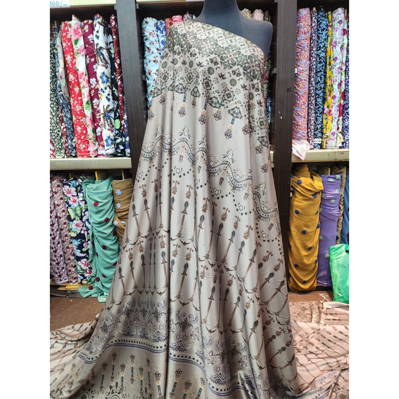 ARMANI SILK MOTIF ETNIK/BAHAN KAIN ARMANI SILK PRINT ETNIK