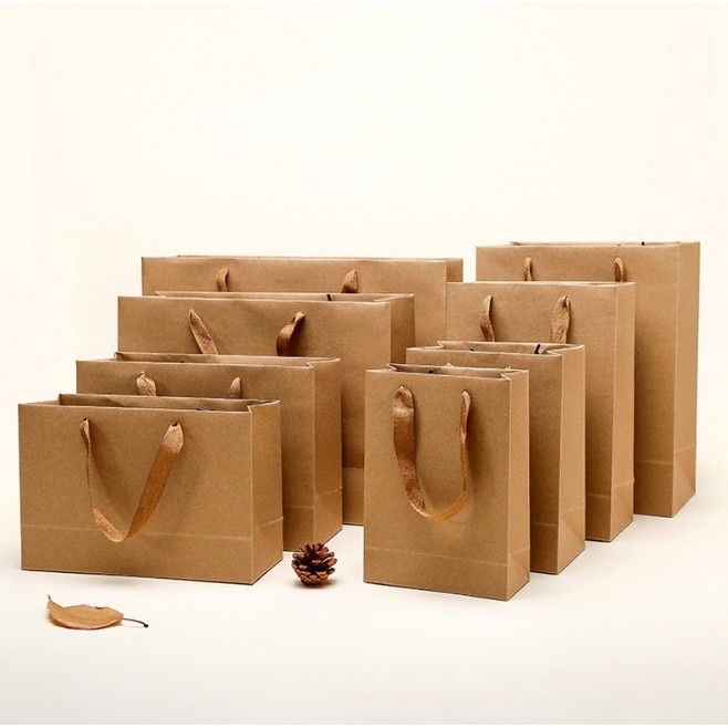 

bag paper polos goodie bag gift bag paper bag tas kado kertas polos kraft kiky okey 29x24x8cm