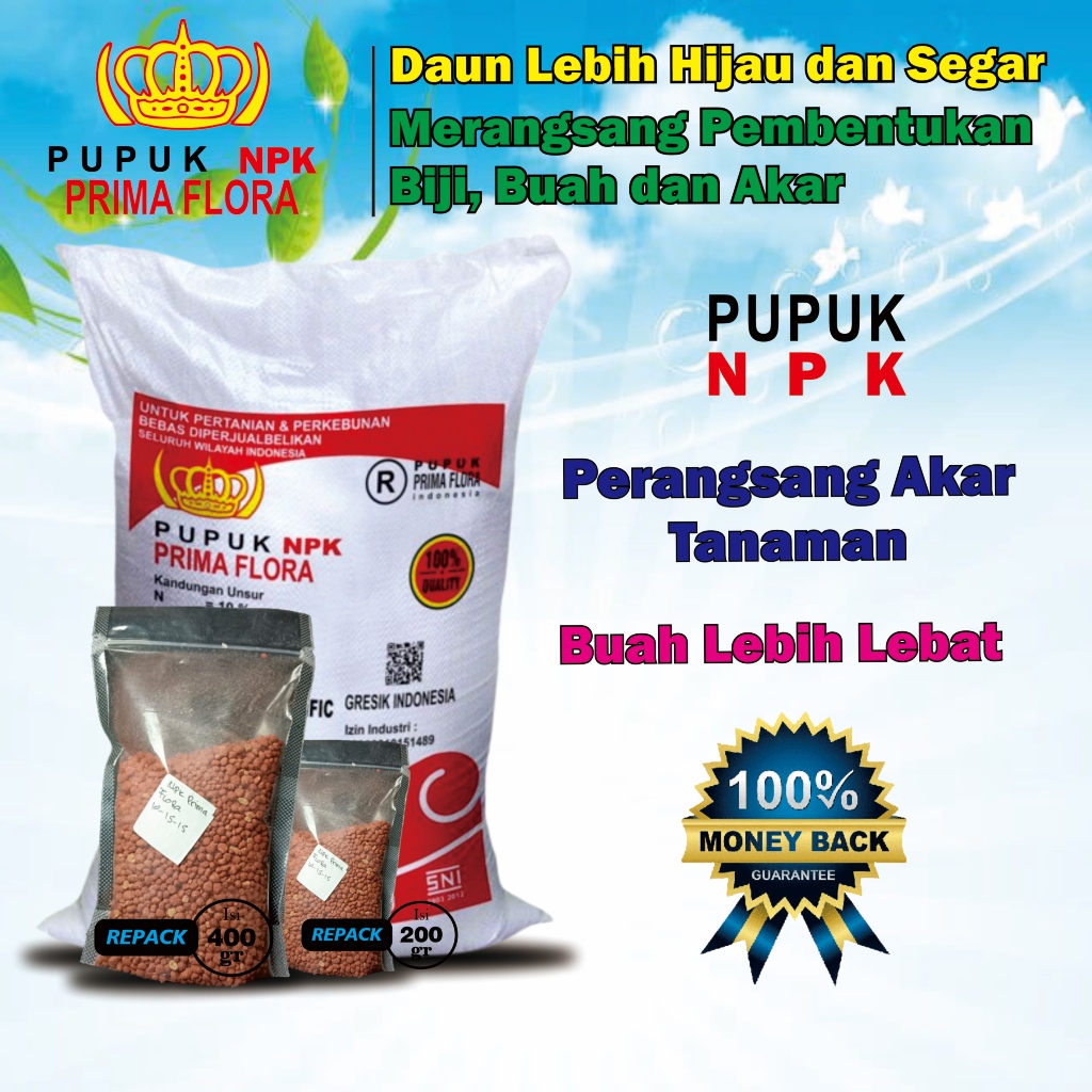 Pupuk Npk Penyubur Tanaman Perangsang Akar Dan Buah