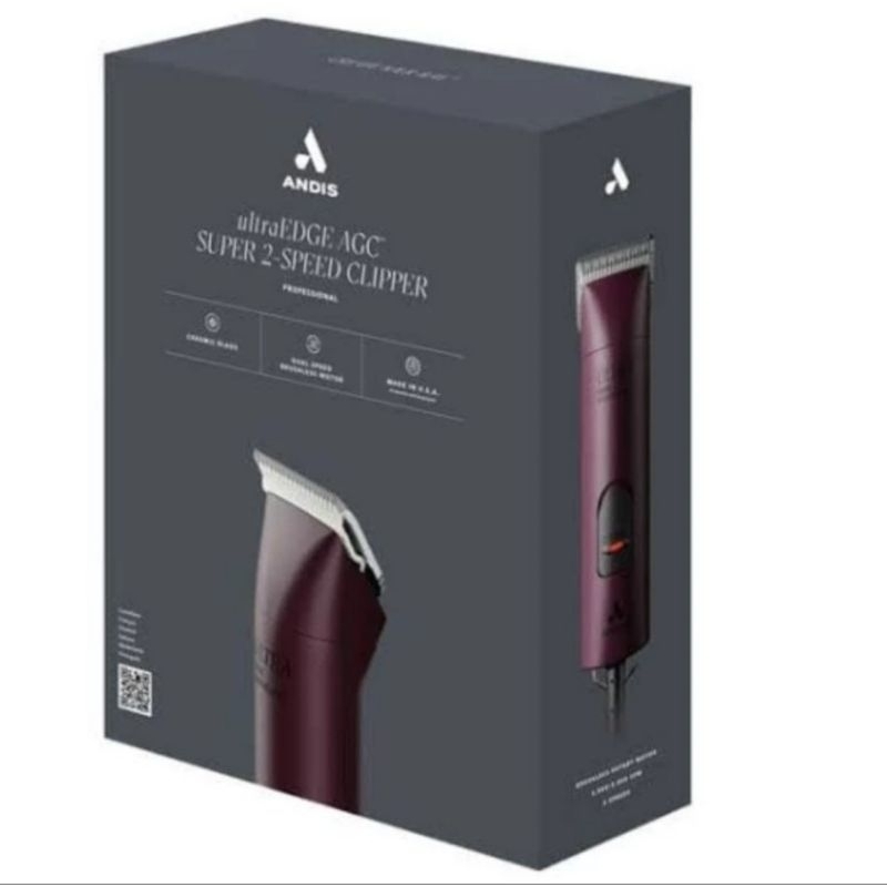 ANDIS AGC Alat Cukur Super Brushless Clipper Burgundy - Andis Color