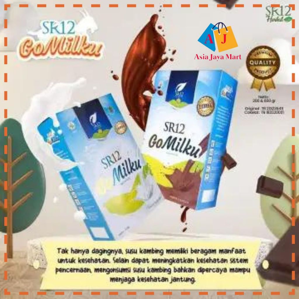 

GO MILKU SK12 RASA ORIGINAL, COKELAT SUSU KAMBING ETAWA