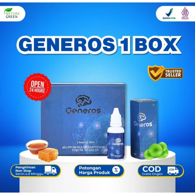 Generos Vitamin Anak/vitamin otak ORI Kemasan Baru