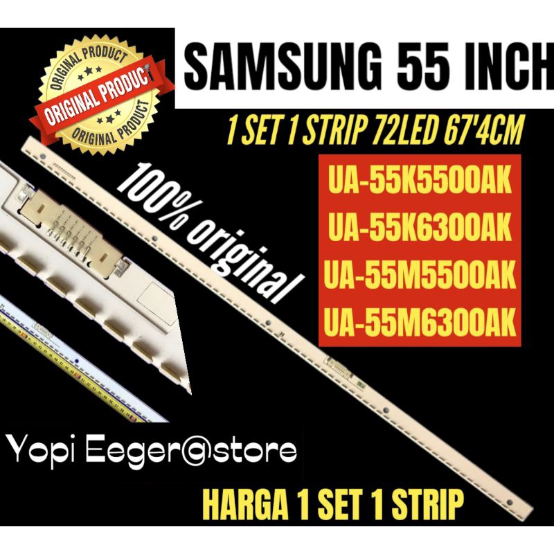 BACKLIGHT TV LCD LED SAMSUNG 55 INCH UA-55K5500AK-UA-55K6300AK-UA-55M5500AK- UA-55M6300AK BACKLIGHT 