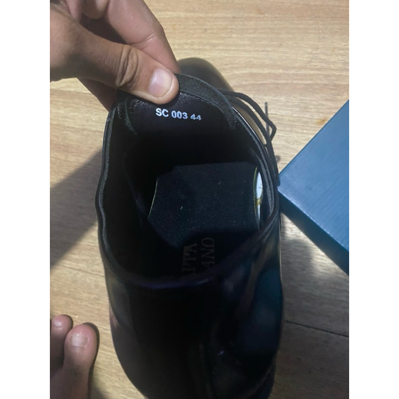 Loob Oxford Black / Sepatu Formal / Sepatu Nappa Milano