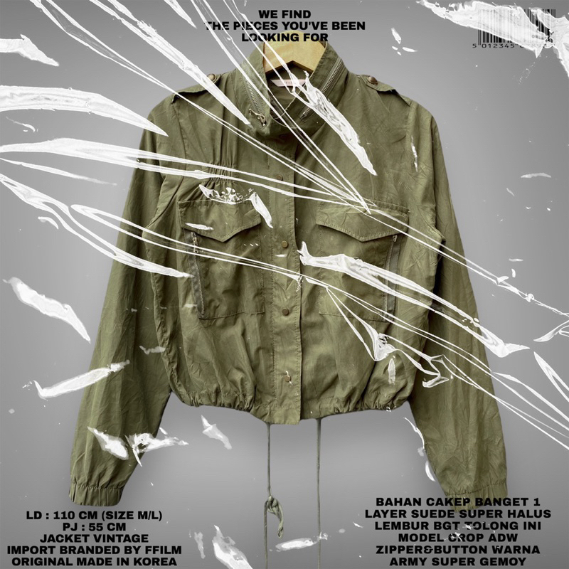 FFILM ORIGINAL/CROP JAKET IMPORT/JAKET PARKA CROP/JAKET KANVAS CROP/CROP JACKET IMPORT/KOREAN JACKET