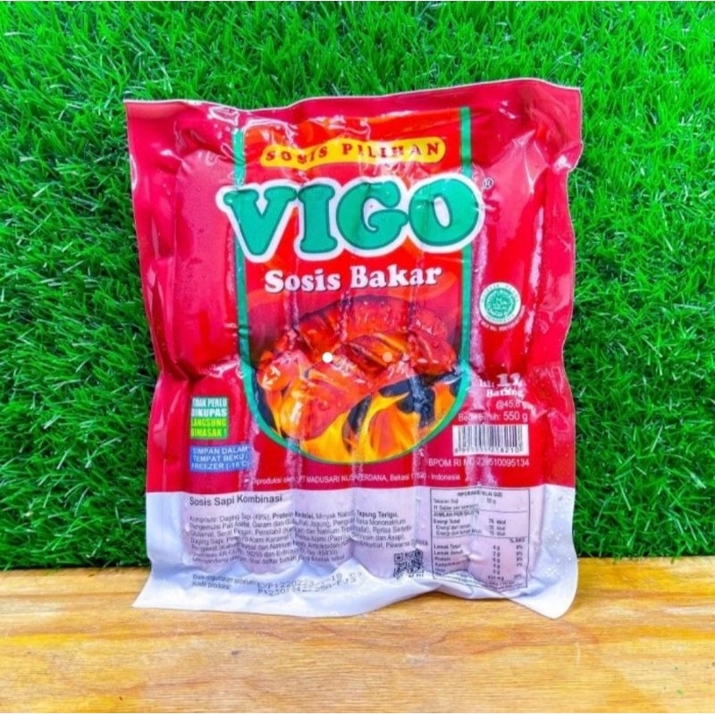 

Vigo Sosis Bakar 550gr (12 pcs)