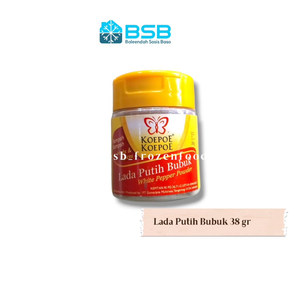 

KOEPOE KOEPOE LADA PUTIH BUBUK 38 GRAM