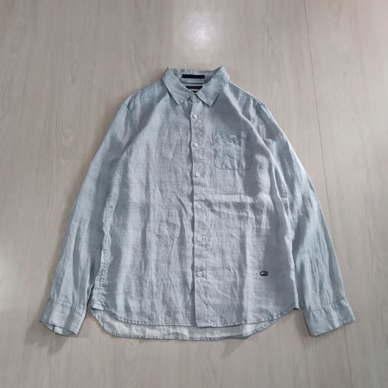 BUCKAROO PLA1D LINEN SHIRT