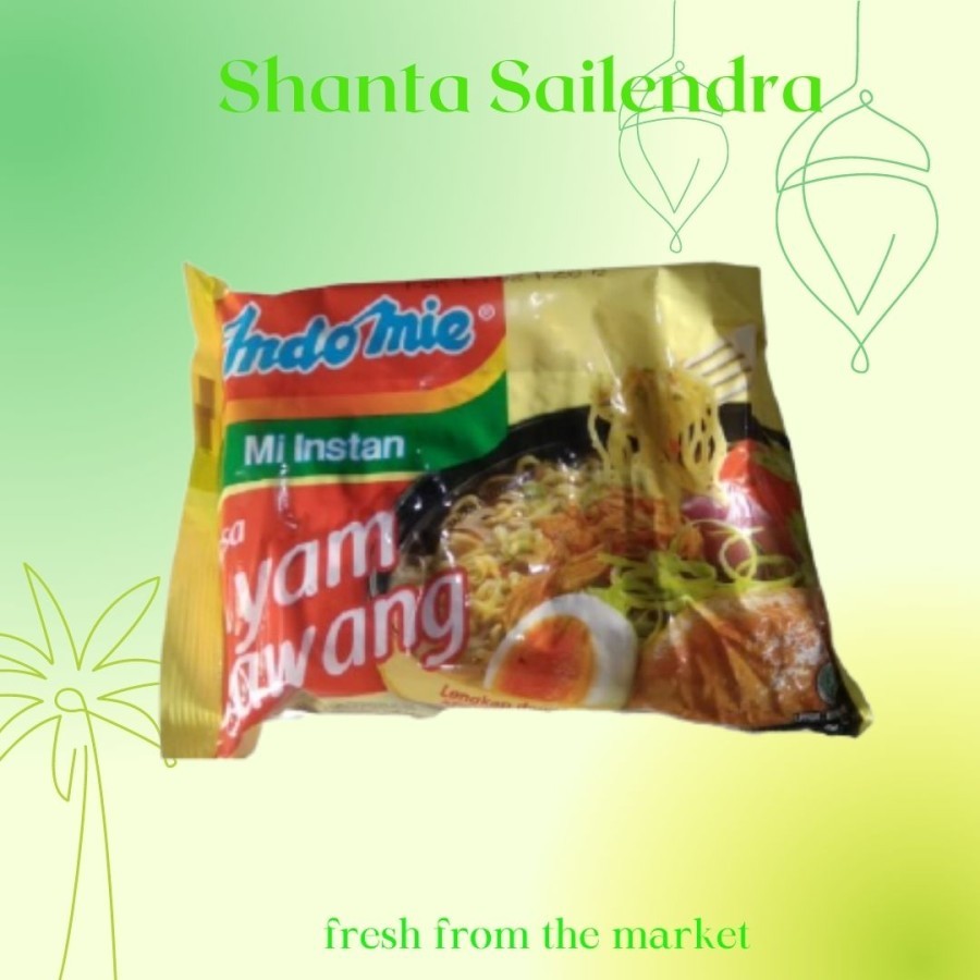 

INDOMIE AYAM BAWANG MIE INSTANT MI REBUS