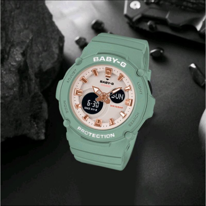 TERBARU - JAM TANGAN ANTI AIR ANAK PEREMPUAN SEKOLAH SD SMP  / WANITA / CASIO BABY-G WATER RESIST GB