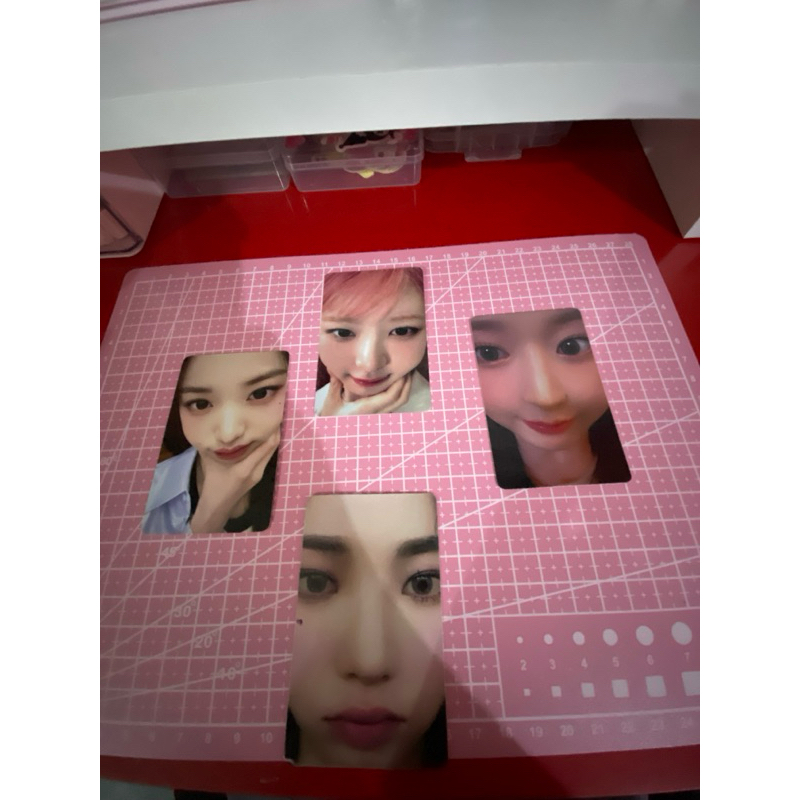 photocard zoom karina , rei ,wonyoung, haewon unoff