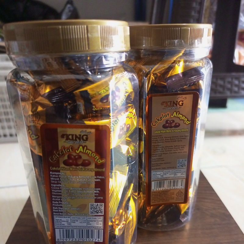 

coklat almond d'king