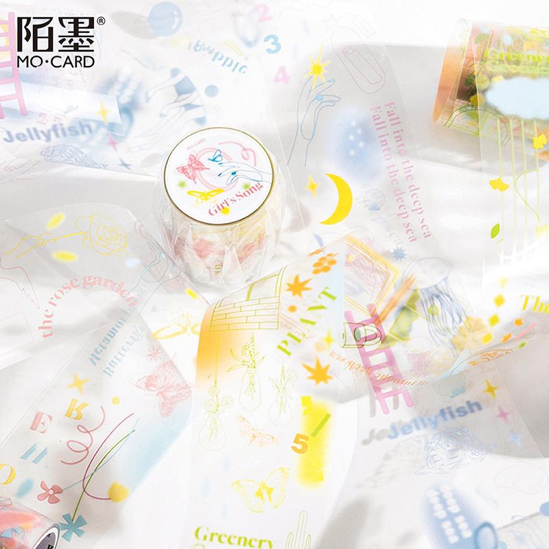 

[MYUME.STORE] 1roll washitape PVC Stiker Tape Kertas Washi Untuk Dekorasi