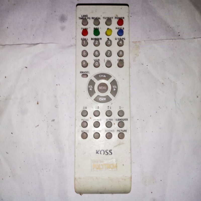 remot tv Polytron/remote tv tabung Polytron/remot tv tabung Polytron minimax original