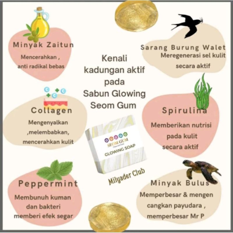 SEOM GUM /GLOWING SOAP SEOM GUM/SABUN GLOWING