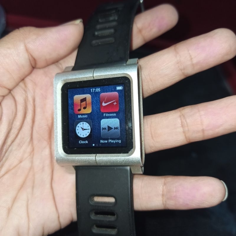 ipod nano 6 16GB pink + strap lunatic