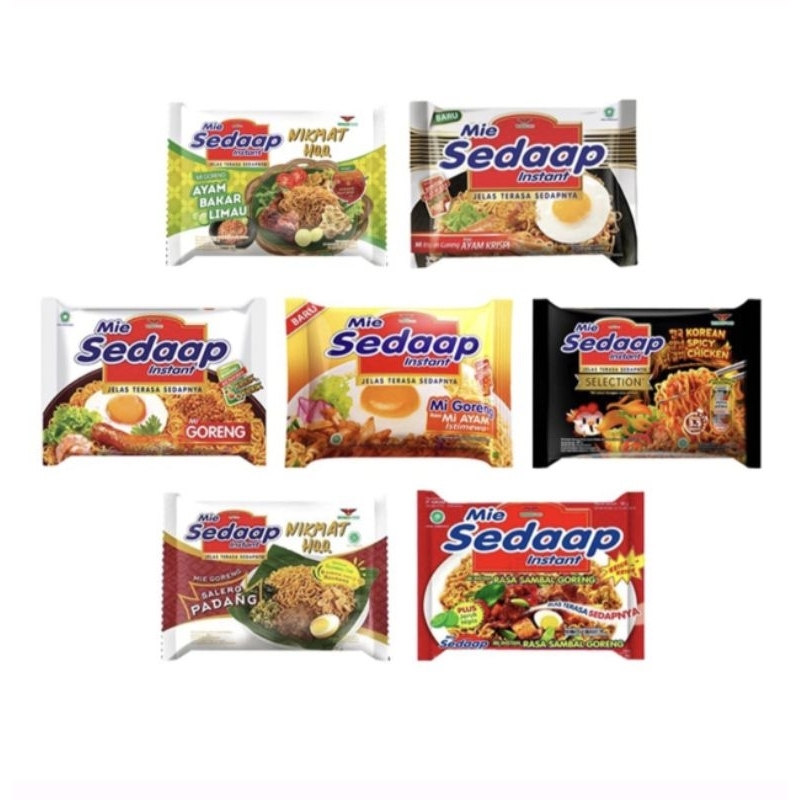 

Mie Sedaap All Variant Goreng/Kuah