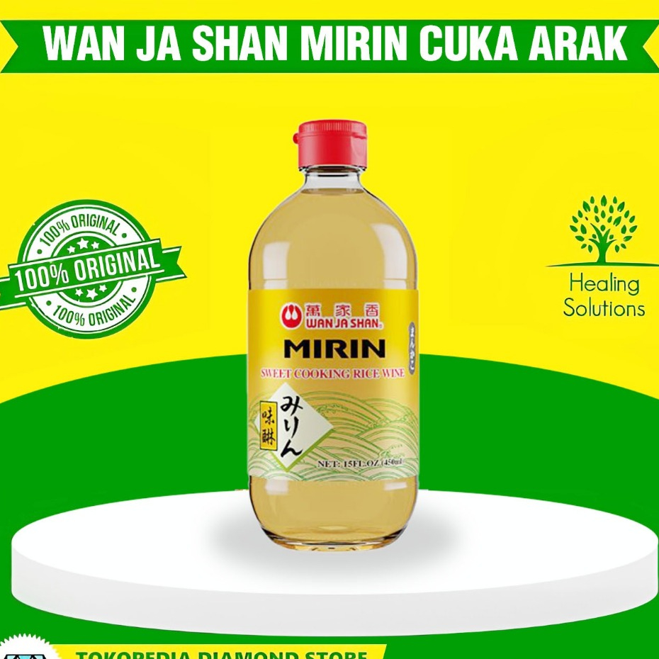 

Wan Ja Shan Mirin Arak Masak Jepang Cuka Arak 450ml BPOM