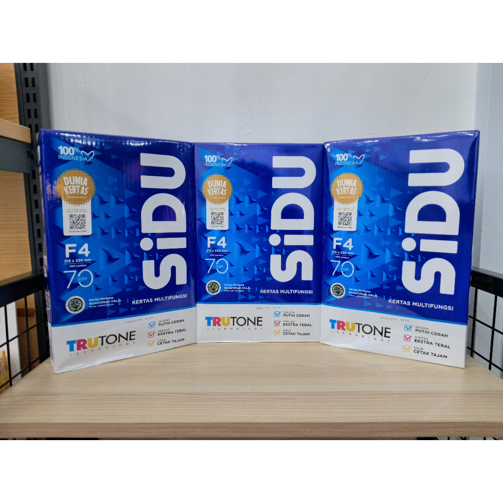 

KERTAS HVS SIDU F4 70 GSM