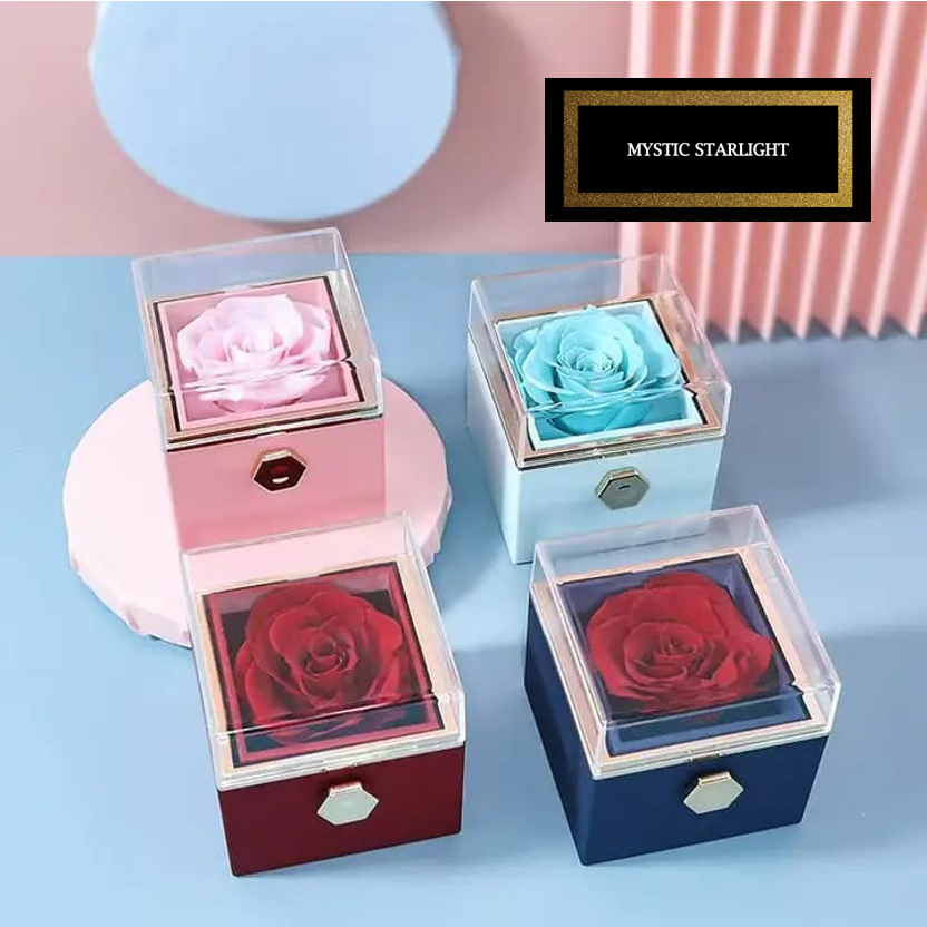 The Beginning Rotating Jewelry Box Hidden Jewelry Box Eternity Forever Love Kotak Perhiasan