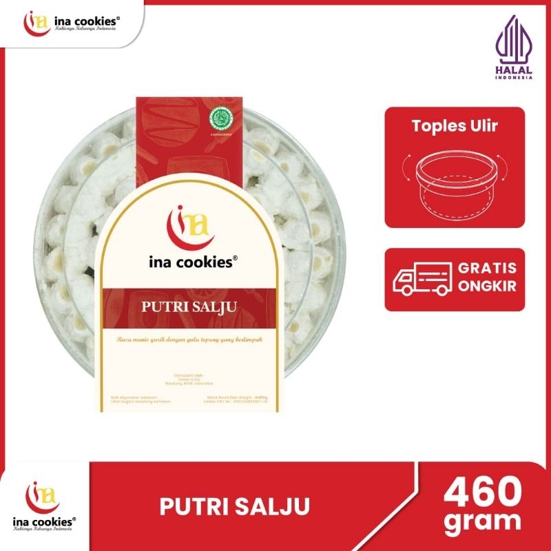 

PUTRI SALJU isi kacang mede Kue Kering Ina Cookies Best Seller
