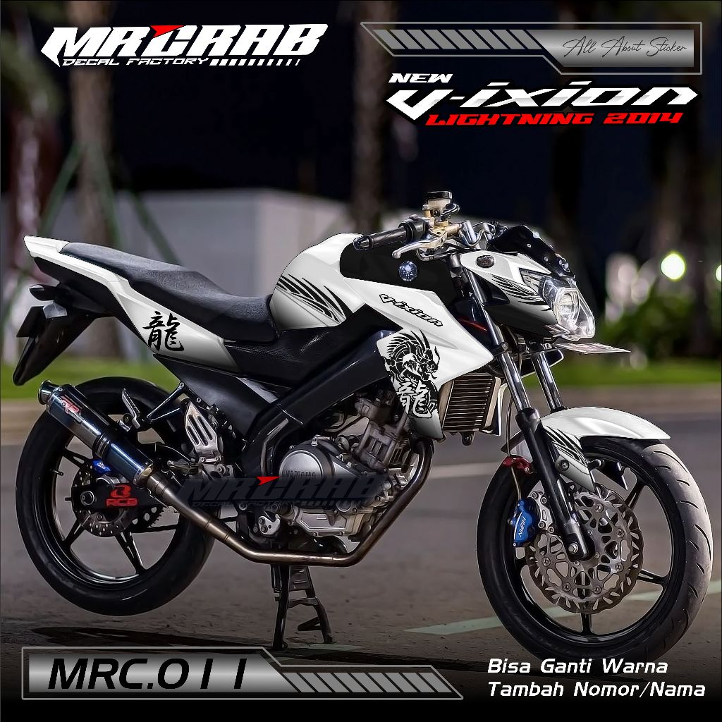 011 NEW DESIGN STICKER DECAL VIXION NVL 2014 - STICKER DECAL VIXION NVL 2014 MOTIF DRAGON